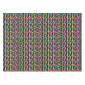 Neon Abstract tropisch textuur patroon Tafelkleed (Voorkant (Horizontaal))