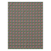 Neon Abstract tropisch textuur patroon Tafelkleed (Voorkant)