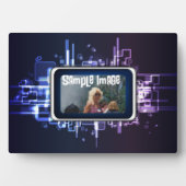 Neon Abstracte kunstplaquette Fotoplaat (voorkant)