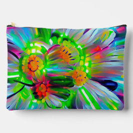Neon Abstracte madeliefjes met levendige kleuren Etui