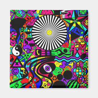 Neon Abstracte magneet