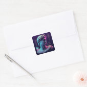 Neon Aelexis Vierkante Sticker (Envelop)