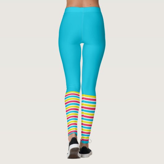 Neon Aerobics Beenwarmer Leggings (Achterkant)