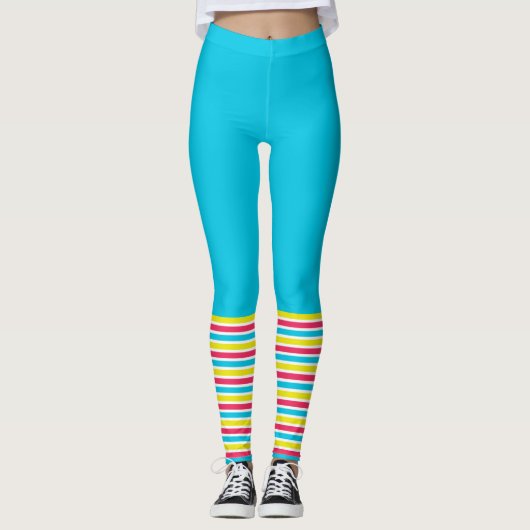 Neon Aerobics Beenwarmer Leggings (Voorkant)
