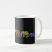 Neon African Elephant Mok (Voorkant rechts)