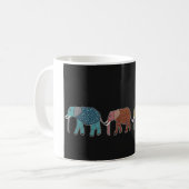 Neon African Elephant Mok (Voorkant links)