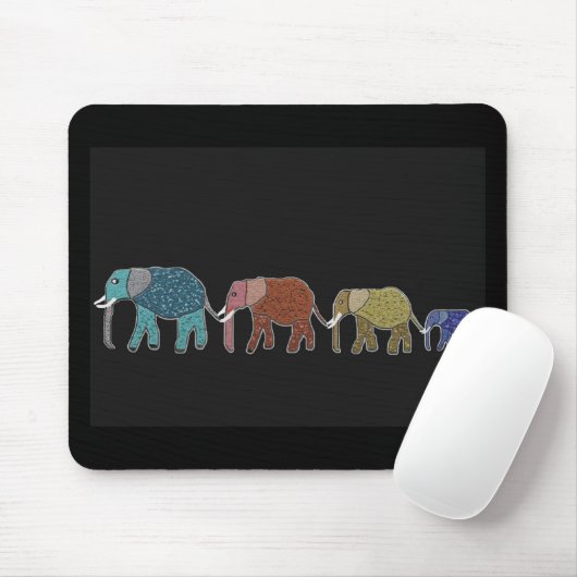 Neon African Elephant Walk Muismat (Met muis)