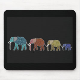 Neon African Elephant Walk Muismat