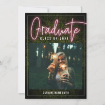 Neon Afstuderen Fotoklasse van Afstuderen