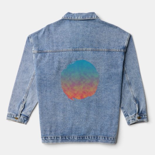 Neon Afterlight Denim Jacket (Achterkant)