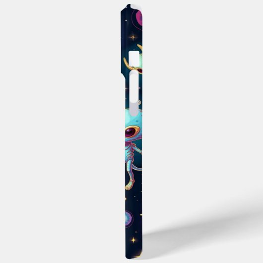 Neon Alien Creatures iPhone/iPad Case (Achterkant / Links)