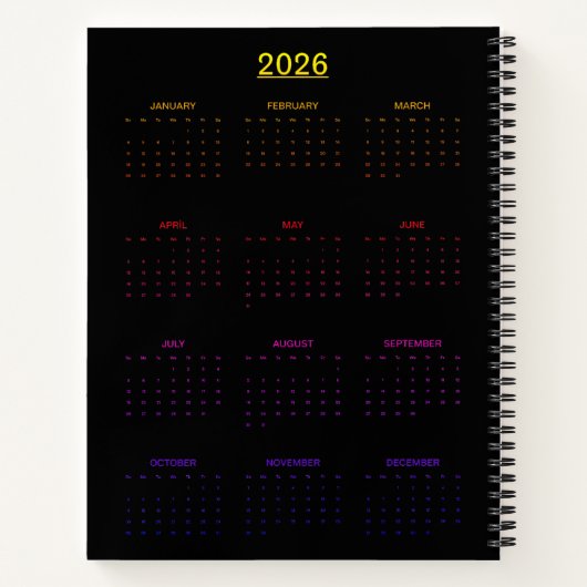 Neon Alien Goddess  Notitieboek (Achterkant)