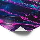 Neon Alien Goddess Perfect Poster (Hoek)