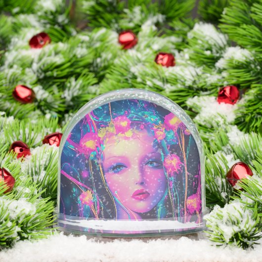 Neon Alien Goddess  Sneeuwbol (Kerstmis)