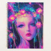 Neon Alien Godin  Planner (Voorkant)