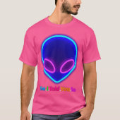 Neon Alien Head T-shirt (Voorkant)