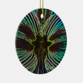 Neon Amaryllis Keramisch Ornament (Rechts)