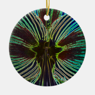 Neon Amaryllis Keramisch Ornament