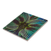 Neon Amaryllis Tegeltje (Zijkant)