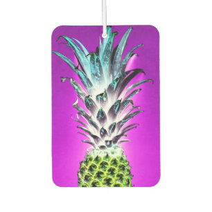 Neon anananaskleurige tropische vruchten Hawaiian Luchtverfrisser