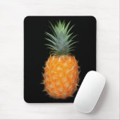 Neon Ananas Glowing Fruit Kunst Muismat (Met muis)