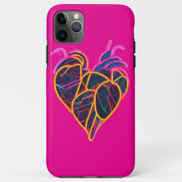 Neon Anatomical Heart Hoodie | artistiek botanisch Case-Mate iPhone Case