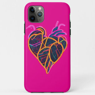 Neon Anatomical Heart Hoodie artistiek botanisch Case-Mate iPhone Case