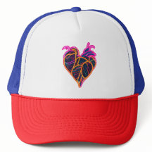 Neon Anatomical Heart Hoodie | artistiek botanisch