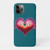 Neon Anatomical Heart iPhone / iPad case (Achterkant)