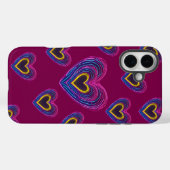 Neon Anatomical Heart iPhone / iPad case (Achterkant (horizontaal))
