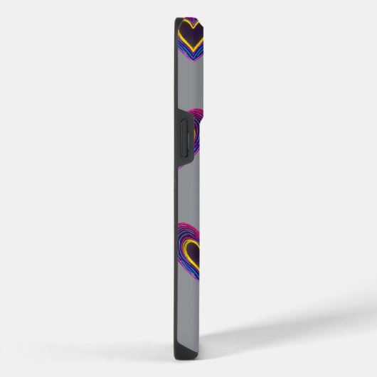 Neon Anatomical Heart iPhone / iPad case iPhone Hoesje (Rechterkant)