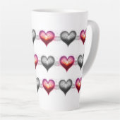 Neon Anatomical Heart iPhone / iPad case Latte Mok (Rechterhoek)