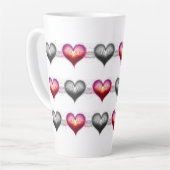 Neon Anatomical Heart iPhone / iPad case Latte Mok (Linkerhoek)