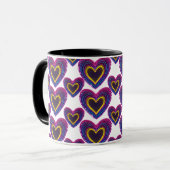 Neon Anatomical Heart iPhone / iPad case Mok (Voorkant links)