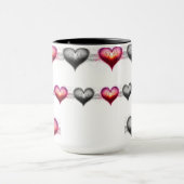 Neon Anatomical Heart iPhone / iPad case Mok (Midden)