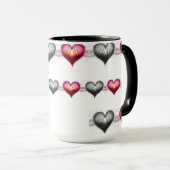 Neon Anatomical Heart iPhone / iPad case Mok (Voorkant rechts)