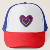 Neon Anatomical Heart iPhone / iPad case Trucker Pet (Voorkant)