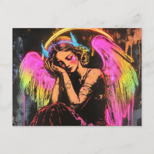 Neon Angel Briefkaart