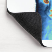 Neon Angora Cat Muismat (Hoek)