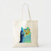 Neon Angora Cat Tote Bag (Voorkant)