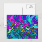 Neon Animal Menagerie Briefkaart (Voorkant / Achterkant)