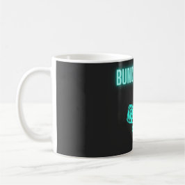Neon Aqua Bunco Baby  Koffiemok