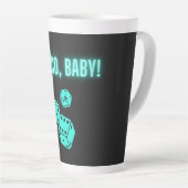 Neon Aqua Bunco Baby Latte Mok (Rechterhoek)