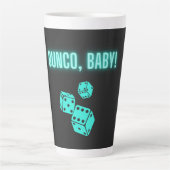 Neon Aqua Bunco Baby Latte Mok (Voorkant)