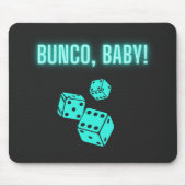 Neon Aqua Bunco Baby Muismat (Voorkant)