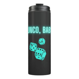 Neon Aqua Bunco Baby Thermosbeker