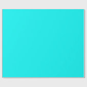 Neon Aqua Cadeaupapier (Vlak)