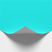 Neon Aqua Cadeaupapier (Hoek)