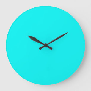 Neon Aqua Grote Klok