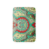 Neon arabesk ornament: jaren '80 stijl. badmat (Voorkant Verticaal)